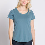Polly | Women's Anti-Stain Dropped Neckline Tee