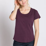 Polly | Women's Anti-Stain Dropped Neckline Tee