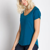 Polly | Women's Anti-Stain Dropped Neckline Tee