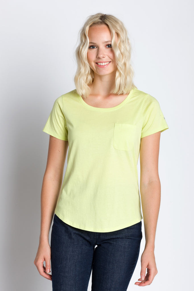 Polly | Women's Anti-Stain Dropped Neckline Tee
