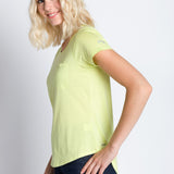 Polly | Women's Anti-Stain Dropped Neckline Tee