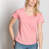 Polly | Women's Anti-Stain Dropped Neckline Tee