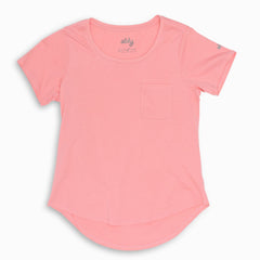 Polly | Women's Anti-Stain Dropped Neckline Tee