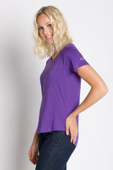 Polly | Women's Anti-Stain Dropped Neckline Tee
