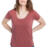 Polly | Women's Anti-Stain Dropped Neckline Tee