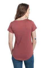 Polly | Women's Anti-Stain Dropped Neckline Tee