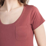 Polly | Women's Anti-Stain Dropped Neckline Tee