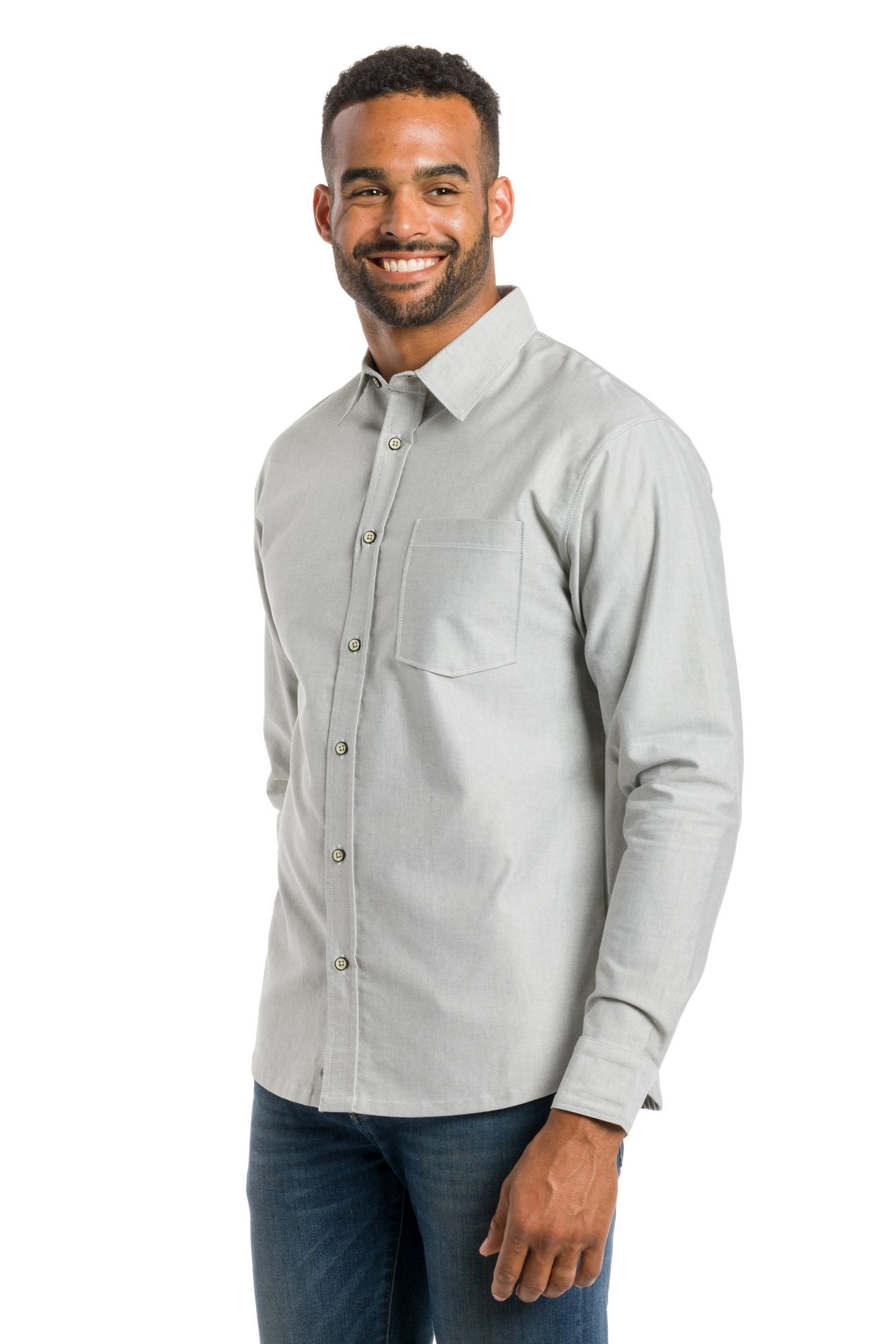 Steward | Men's Long Sleeve Oxford Woven Shirt