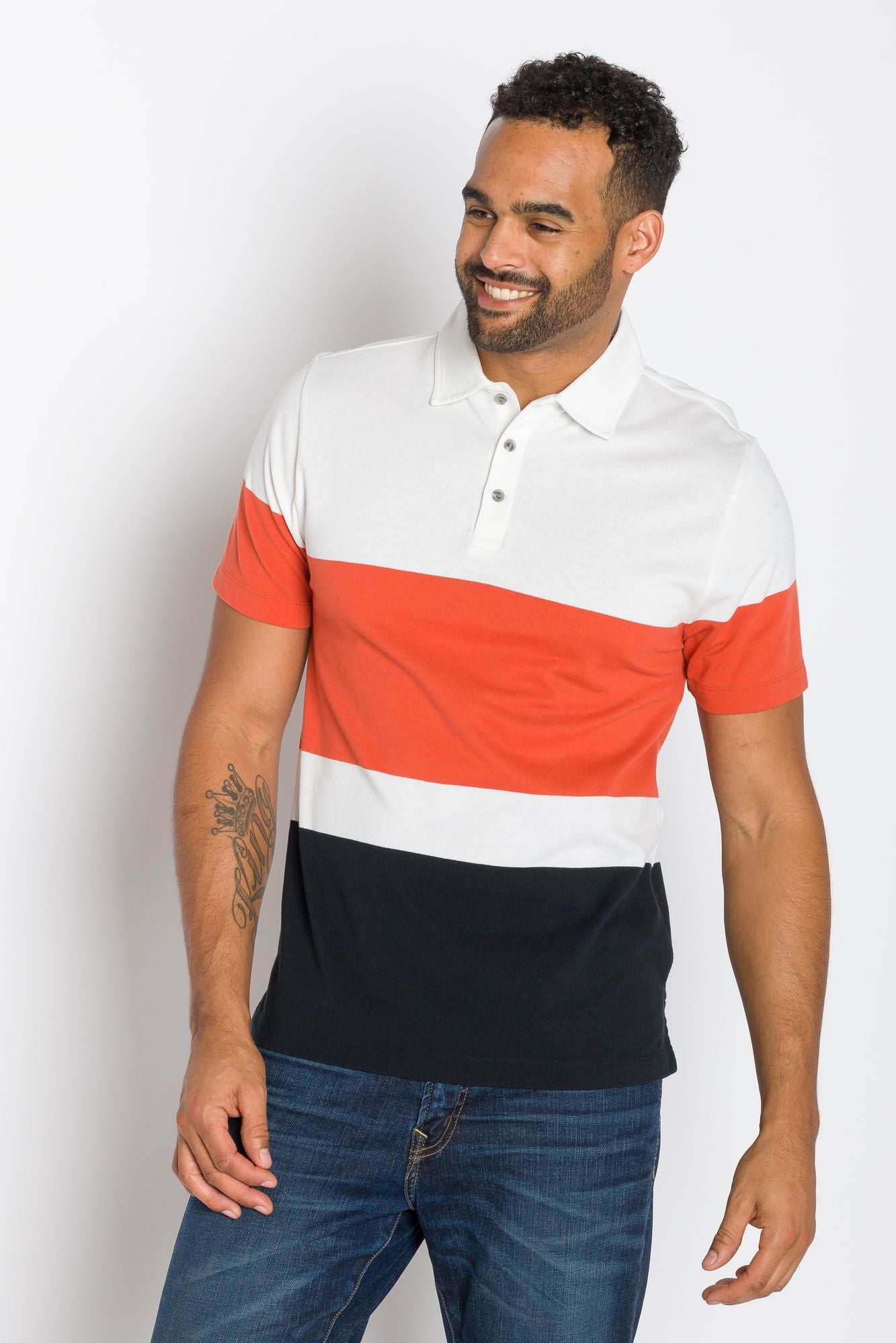 Odessy | Men's Striped Polo
