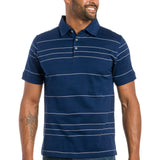 Mariner | Men's Jersey Mesh Striped Polo
