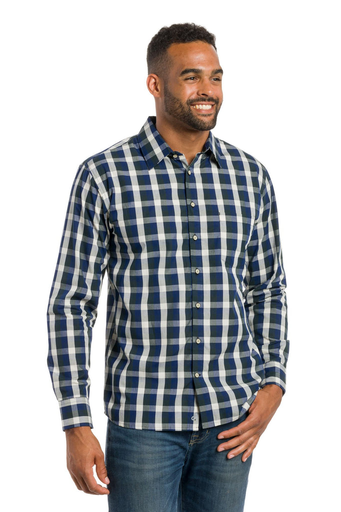 Men's Long Sleeve Button Up