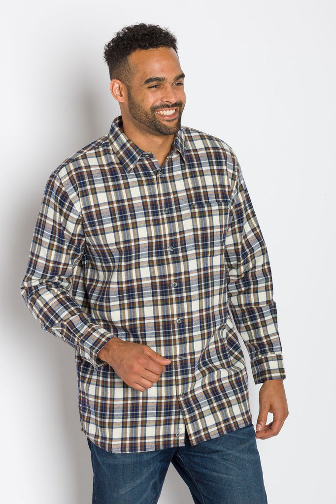 Logan  Men's Anti-Stain Linen Cotton Long Sleeve Button-Up Shirt – Ably  Apparel