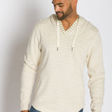 Rain | Men's Plated Knit Hooded Shirt