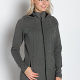 Alice | Women's Full Zip Hooded Long Coat