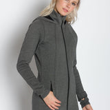 Alice | Women's Full Zip Hooded Long Coat