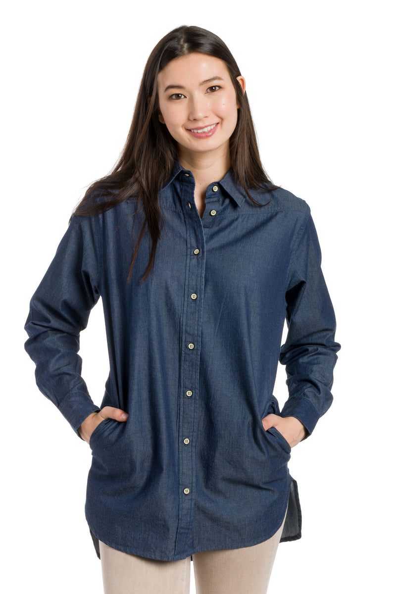 Catrine | Women's Denim Tunic Top – Ably Apparel