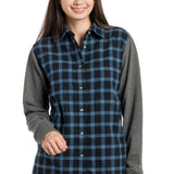 Aria | Women's Long Sleeve Flannel Tunic