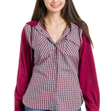 Bellatrix | Women's Long Sleeve Shirt With Hood and Jersey Sleeves