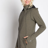 Alice | Women's Full Zip Hooded Long Coat