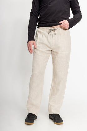 What is Natural EcoFriendly Men S Linen Pants Solid Color Men Linen  Trouser Organic Sustainable Linen Pants Men