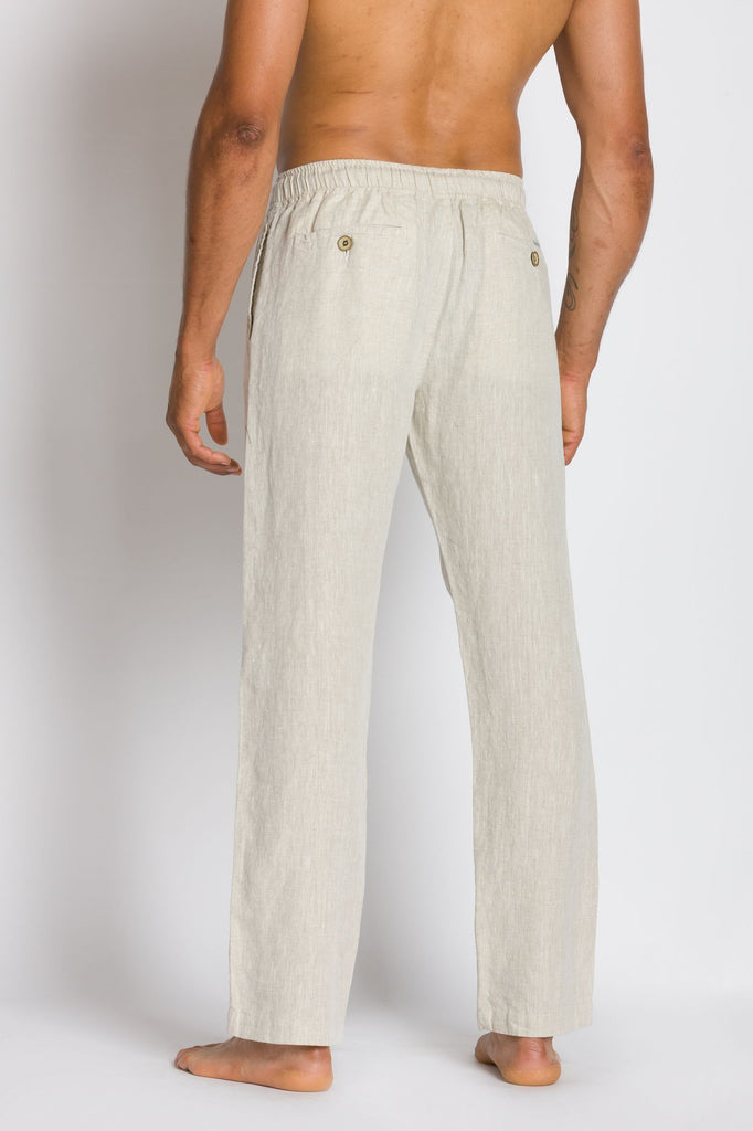 Linen Pants, Elastic Cuff Pants, Jogger Pants for Women, Bottom