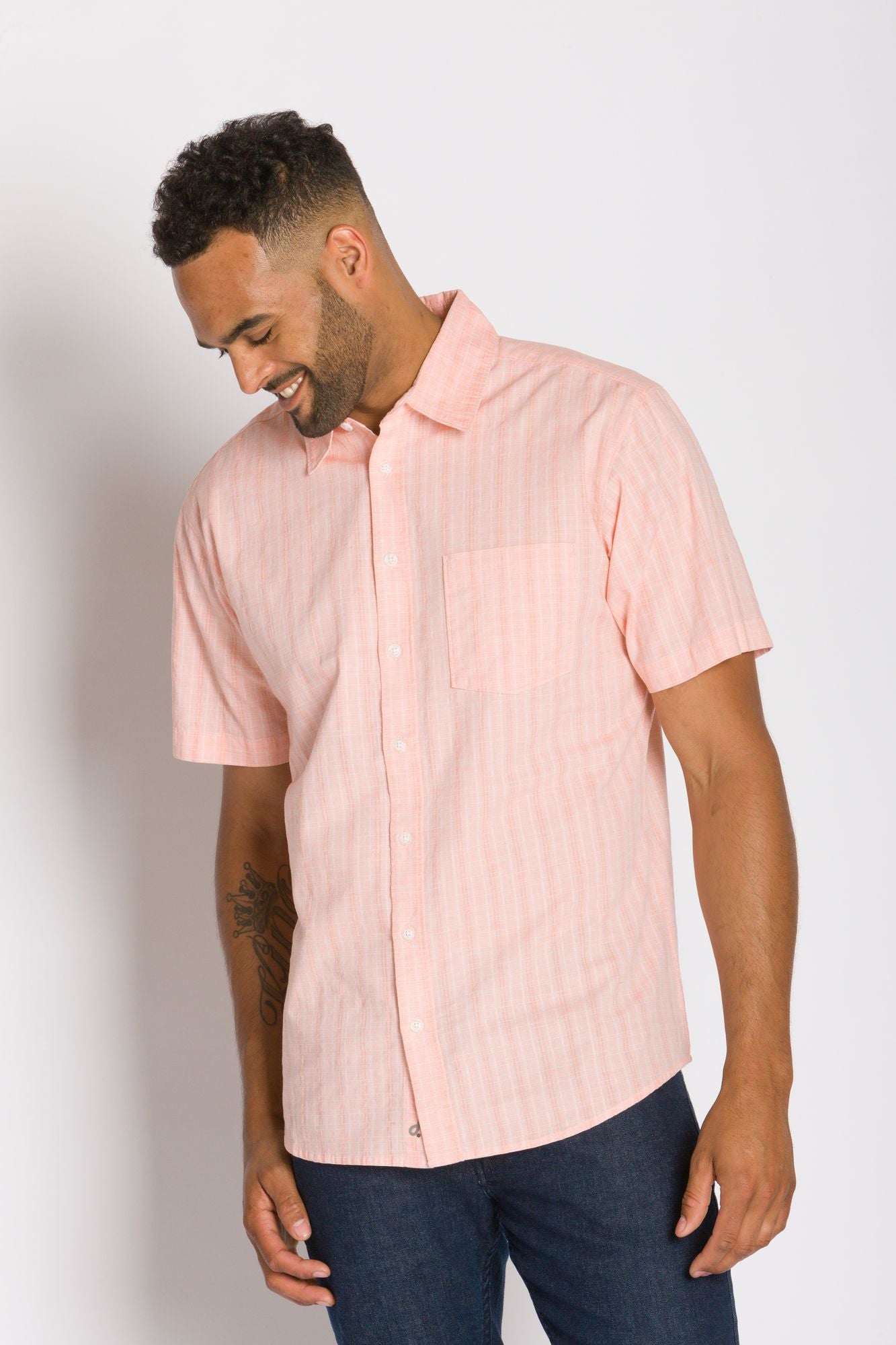 Jesse | Men's Short Sleeve Button-Up Shirt