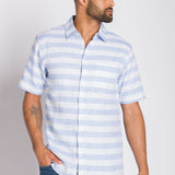 Talbot | Men's Short Sleeve Linen Shirt