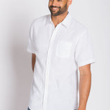 Talbot | Men's Short Sleeve Linen Shirt