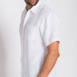 Talbot | Men's Short Sleeve Linen Shirt