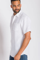 Talbot | Men's Short Sleeve Linen Shirt
