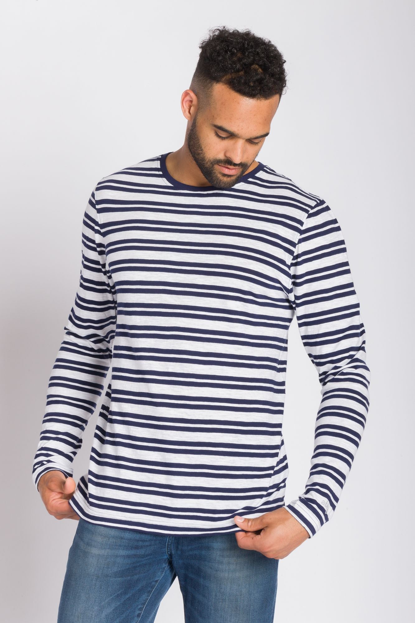 Zane | Men's Long Sleeve Slub Shirt