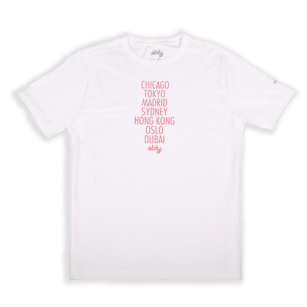 Cities | Men's Crew Neck Printed T-Shirt