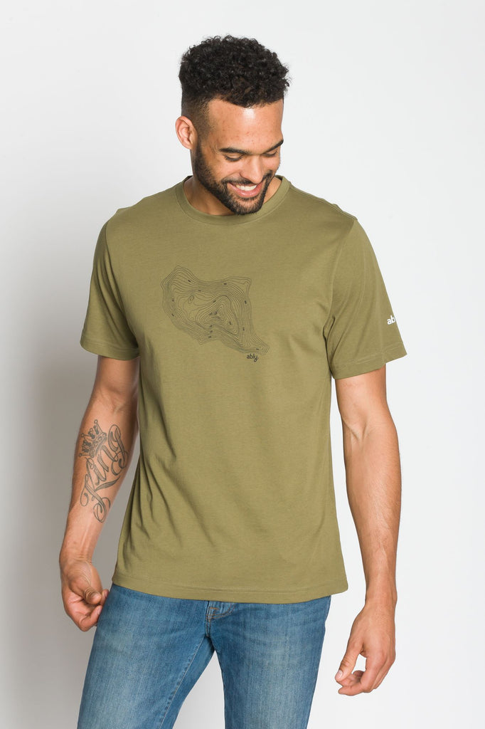 Men's mountain printed t-shirt