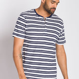 Wayfarer | Men's Short Sleeve Slub Knit Henley
