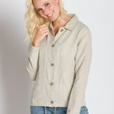 Cora | Women's Linen Woven Jacket