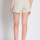 Daniela | Women's Linen Woven Shorts