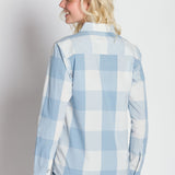 Julie | Women's Long Sleeve Plaid Button Up Shirt