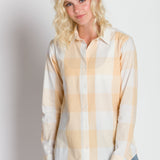 Julie | Women's Long Sleeve Plaid Button Up Shirt