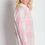 Julie | Women's Long Sleeve Plaid Button Up Shirt