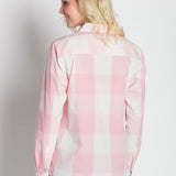 Julie | Women's Long Sleeve Plaid Button Up Shirt