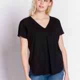 Amy | Women's Knit Short Sleeve Top