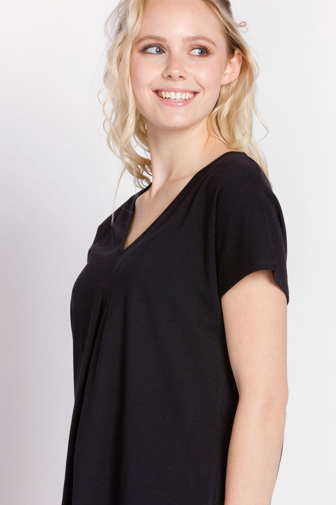 Amy | Women's Knit Short Sleeve Top