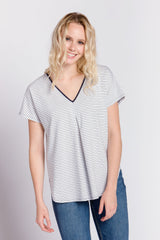 Amy | Women's Knit Short Sleeve Top