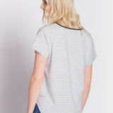 Amy | Women's Knit Short Sleeve Top