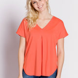 Amy | Women's Knit Short Sleeve Top