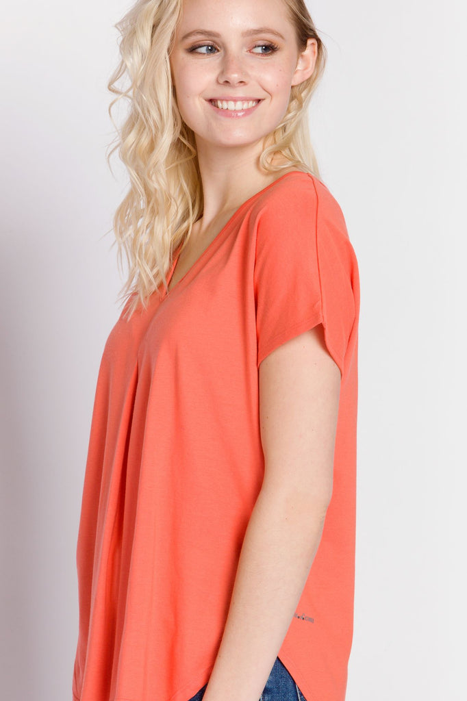 Amy | Women's Knit Short Sleeve Top