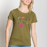 Sketched Floral | Women's Printed T-Shirt