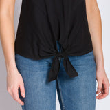 Sadie | Women's Knit Tie Bottom Shirt