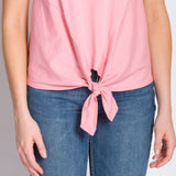 Sadie | Women's Knit Tie Bottom Shirt