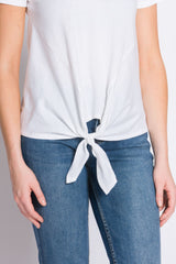 Sadie | Women's Knit Tie Bottom Shirt